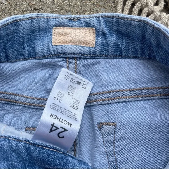 Mother Denim Size 24 - The Looker Ankle Zip Jeans - Picture 7 of 10